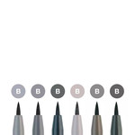 Marcador Faber Castell Pitt Artist X6 Shades Of Grey 167104